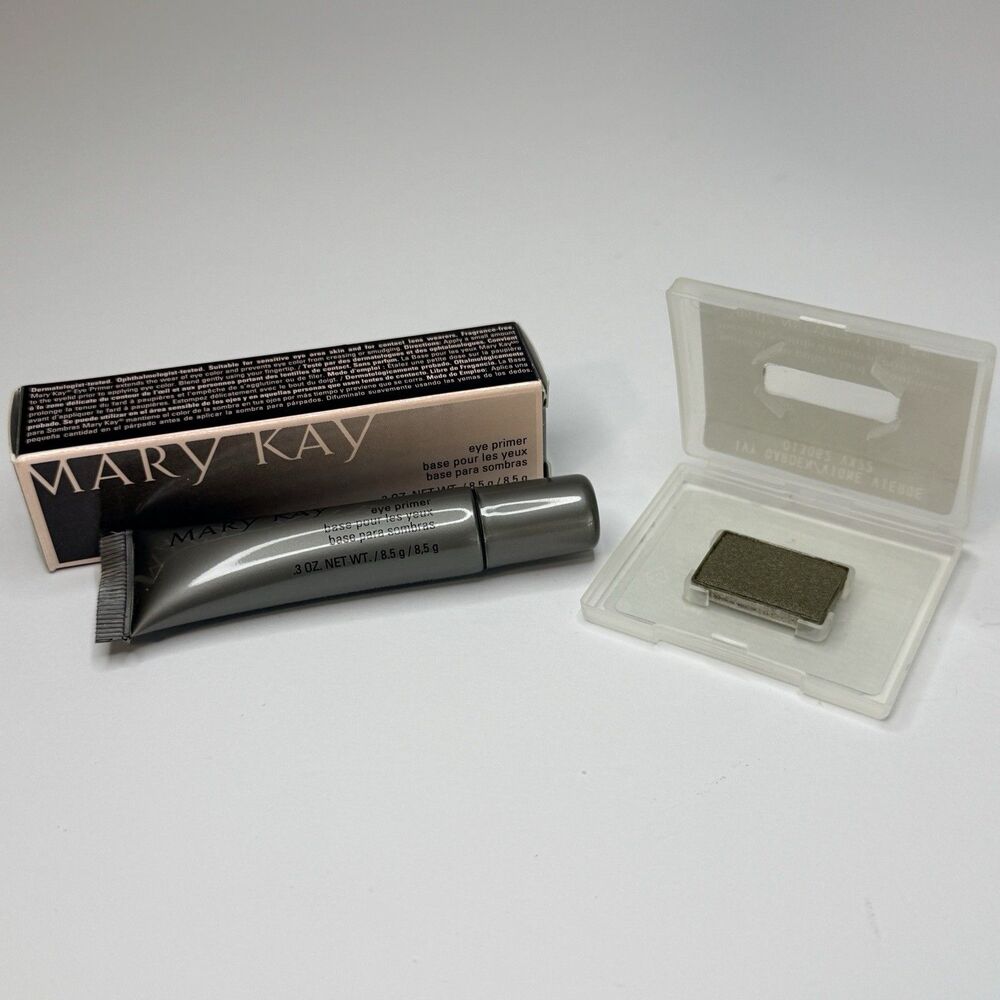 Mary Kay Eye Primer 016960 Discontinued + Ivy Garden Mineral Eye Color Lot New